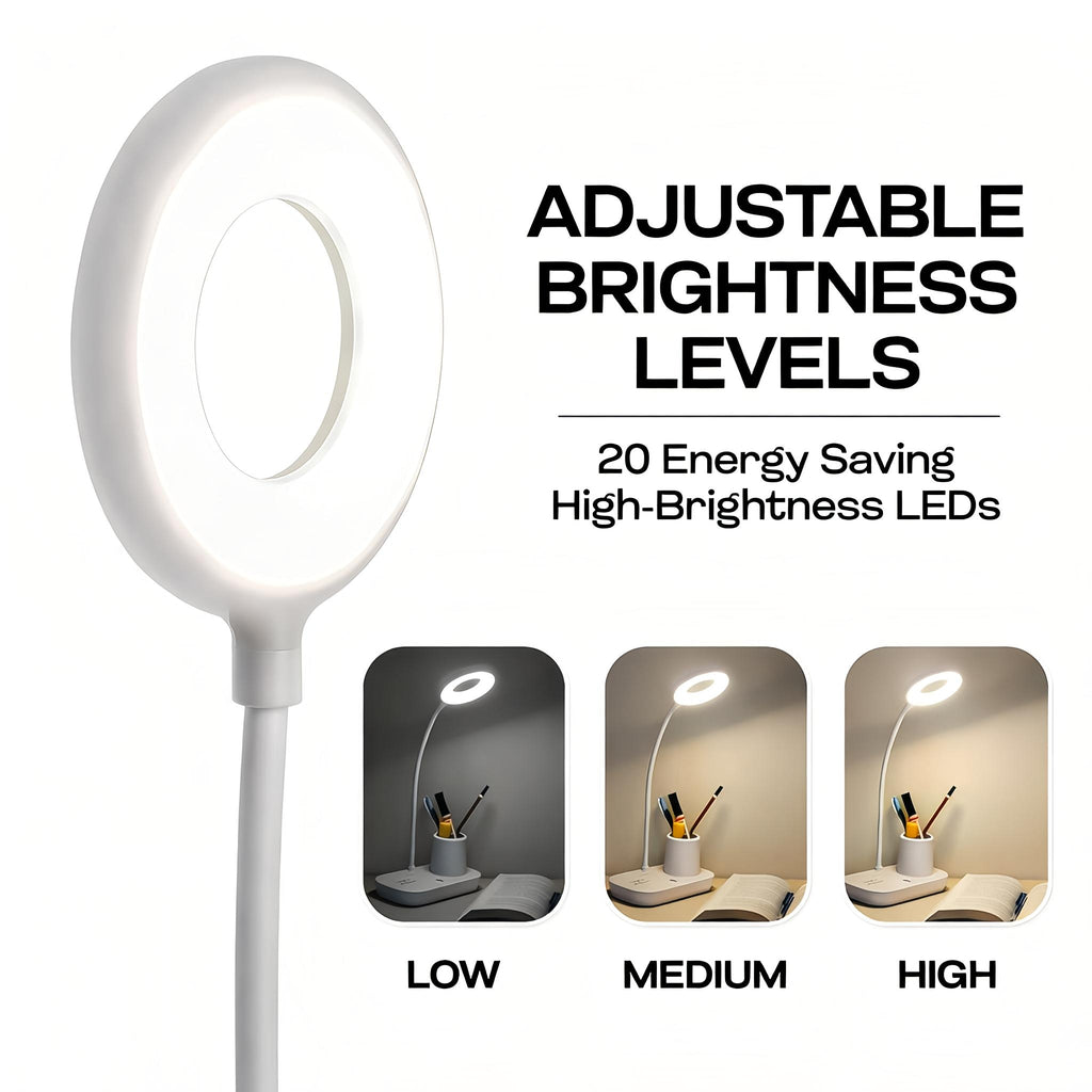 3 IN 1 LED LAMP (White, warm, natural light )