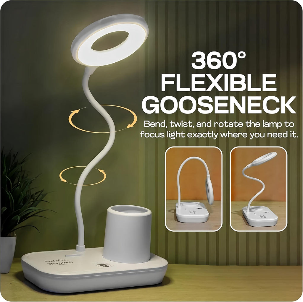 3 IN 1 LED LAMP (White, warm, natural light )