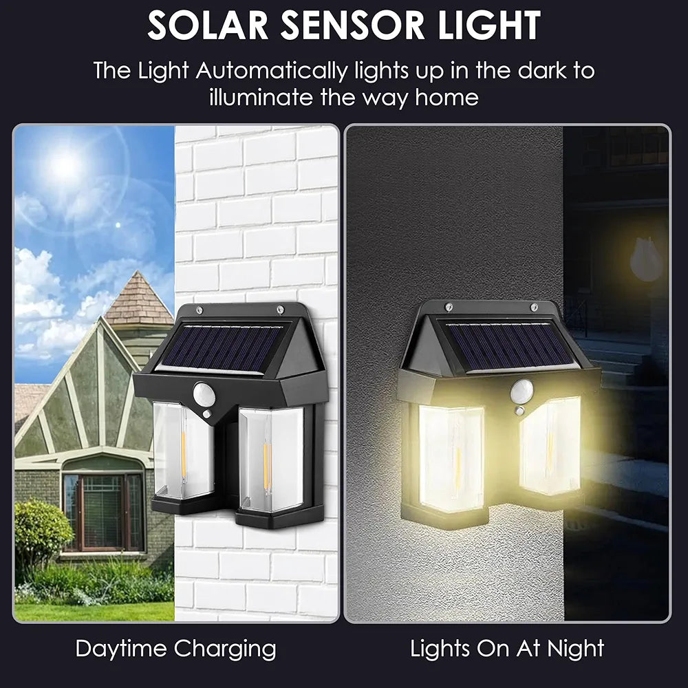 TWO SOLAR INTERACTION WALL LAMP (2 PC)