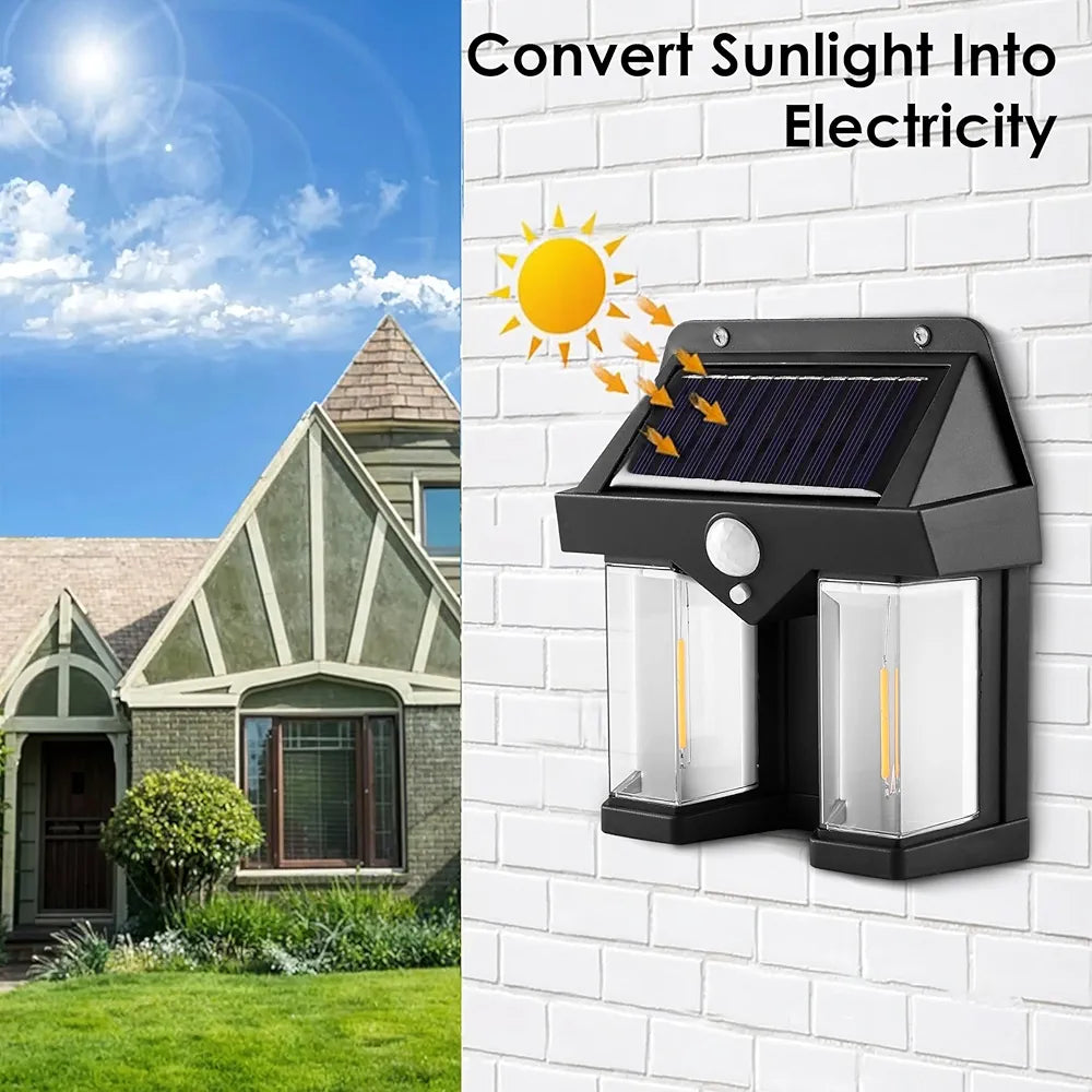 TWO SOLAR INTERACTION WALL LAMP (2 PC)
