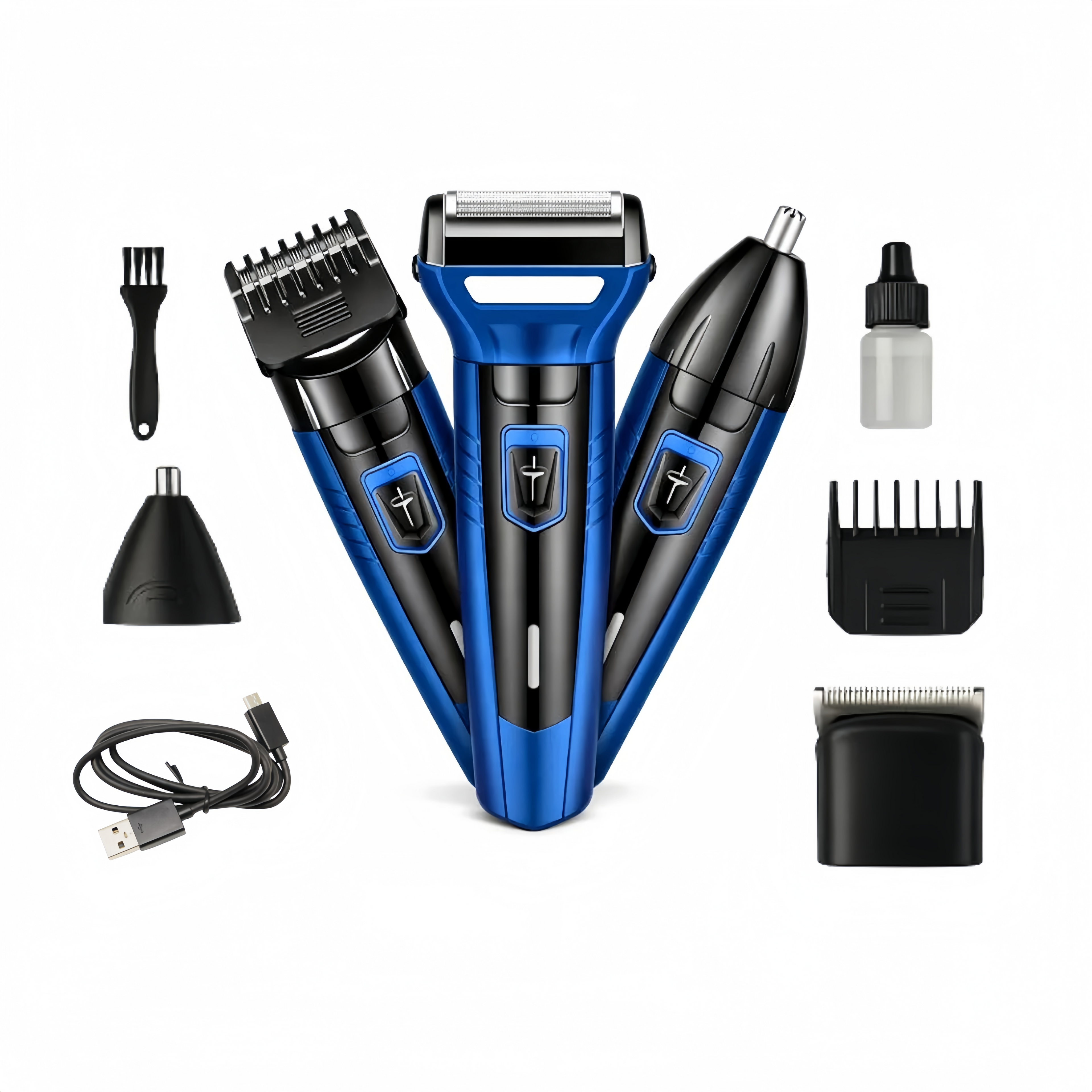 3 in 1 Rechargeable Electric Shaver Set