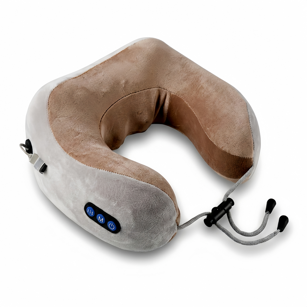 U-Shaped Travel Neck Massage Pillow With C type Charging